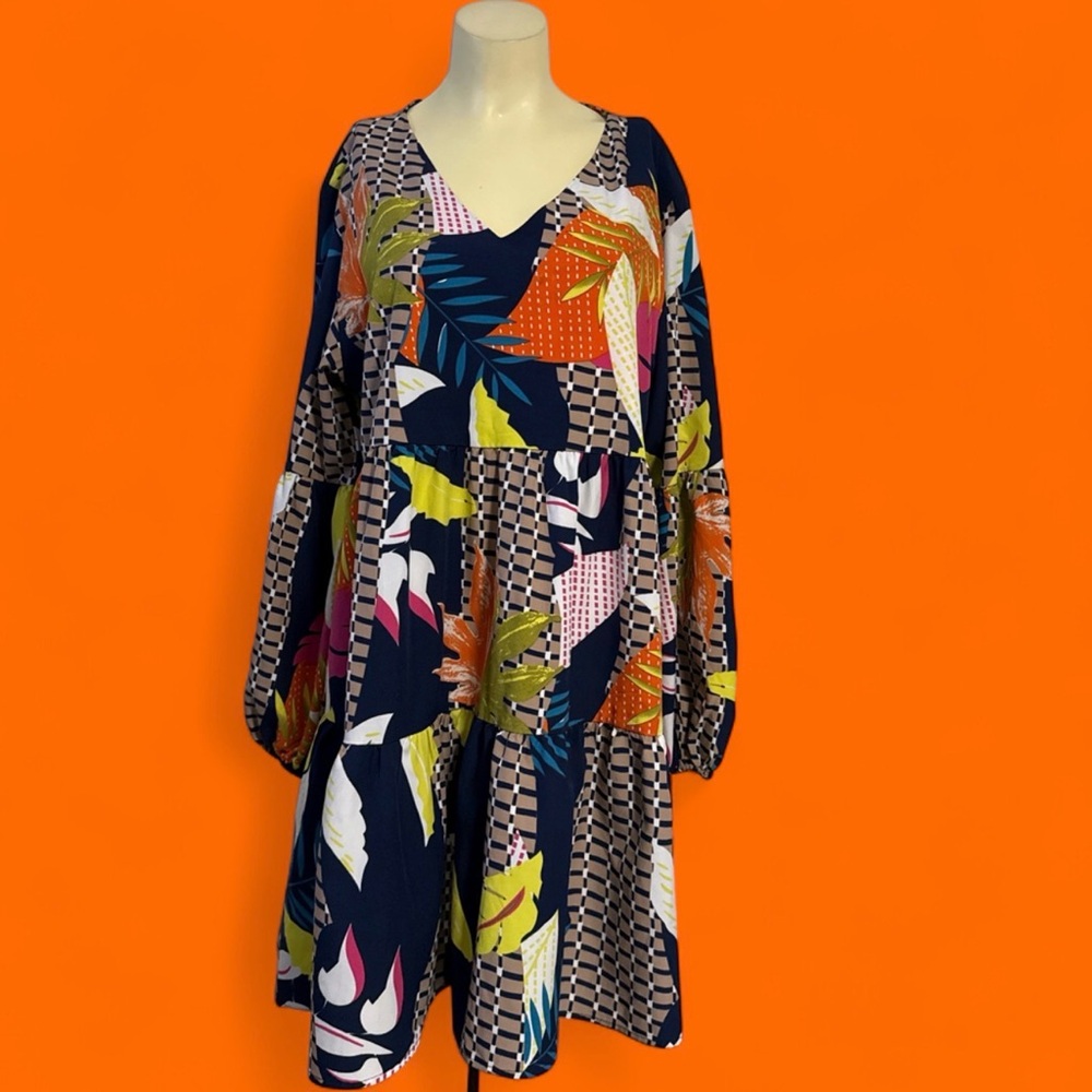Colorful Patterned Dress